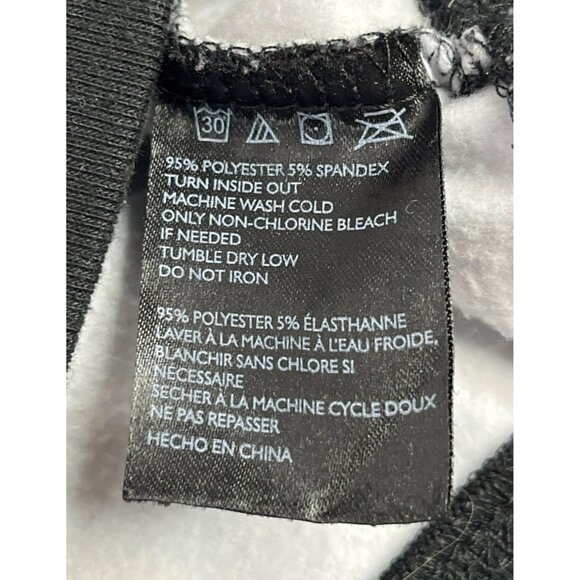 Lost gods Men's Sweatshirt Galaxy Cat Print XL Black Blue Polyester Spandex - Picture 4 of 4